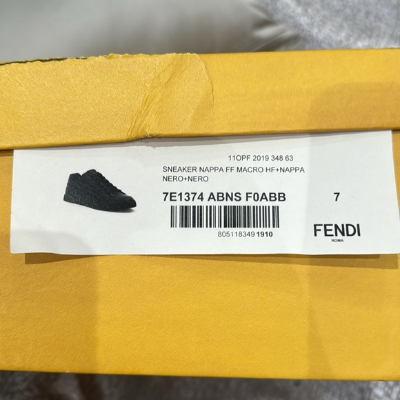 Fendi sneakers Nappa Ff MacroHF + Nappa - Picture 10 of 10